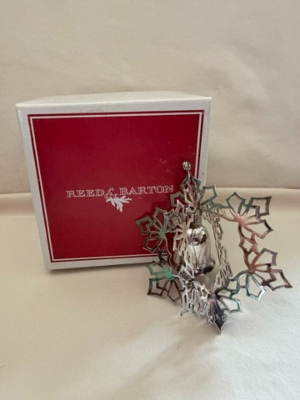 Reed & Barton Silver Snowflake Ornament